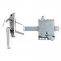 Replacement For Garage Door L-handle Lock With Inside Slide Latch Mechanism Set Right Han 