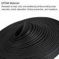 Uxcell Epdm Rubber Foam Strip 25 64 W X 5 T 16 4ft L No-adhesion Sealing Roll For Diy Weather Stripping Gasket Seal Reduce