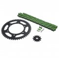 Green O Ring Chain Sprocket Black 12 50 110l Fits 2005-2014 Yamaha Tt-r230