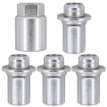 Motoku Set Of 5 Stainless Steel M12 X Anti Theft 1 73 Height Longer Ones Wheel Lock Lug Nut With Key For Toyota Corolla Tundra