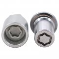 Motoku Set Of 5 Stainless Steel M12 X Anti Theft 1 73 Height Longer Ones Wheel Lock Lug Nut With Key For Toyota Corolla Tundra