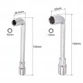 Uxcell 10mm And 13mm Metric L Shaped Angled Open Hex 6 Point Socket Wrench
