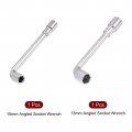 Uxcell 10mm And 13mm Metric L Shaped Angled Open Hex 6 Point Socket Wrench