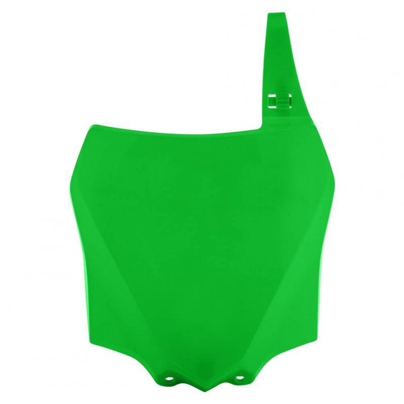 Front Number Plate Green For Kawasaki Kx100 2014-2018