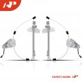 A-premium Electric Power Window Regulator With Motor Compatible Jeep Liberty 2002-2006 Front Left And Right 2-pc