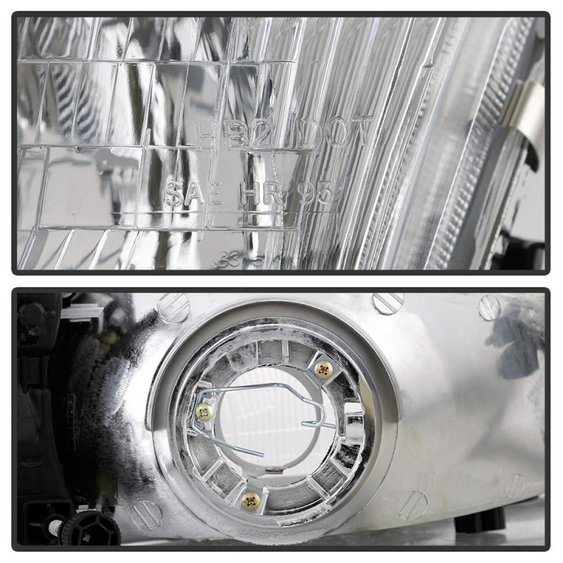 Chrome Housing Oe-style Headlight Headlamp Assembly For 1997-1999 Toyota Camry Driver Passenger Side