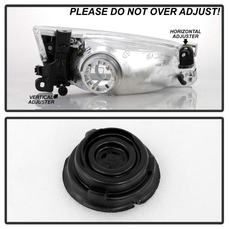 Chrome Housing Oe-style Headlight Headlamp Assembly For 1997-1999 Toyota Camry Driver Passenger Side