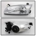 Chrome Housing Oe-style Headlight Headlamp Assembly For 1997-1999 Toyota Camry Driver Passenger Side 