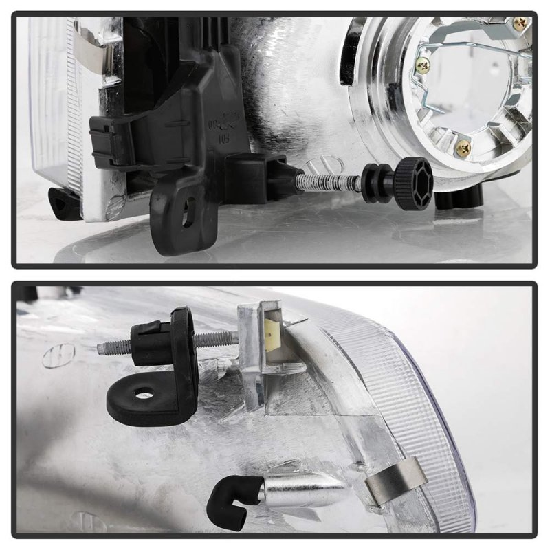 Chrome Housing Oe-style Headlight Headlamp Assembly For 1997-1999 Toyota Camry Driver Passenger Side