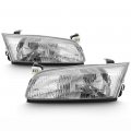 Chrome Housing Oe-style Headlight Headlamp Assembly For 1997-1999 Toyota Camry Driver Passenger Side