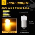 Qasimled Bayonet Ba9 Ba9s 53 57 1895 64111 T4w Super Stable And Bright Led Bulbs Exterior Marker Indicator Interior Reverse