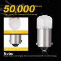 Qasimled Bayonet Ba9 Ba9s 53 57 1895 64111 T4w Super Stable And Bright Led Bulbs Exterior Marker Indicator Interior Reverse