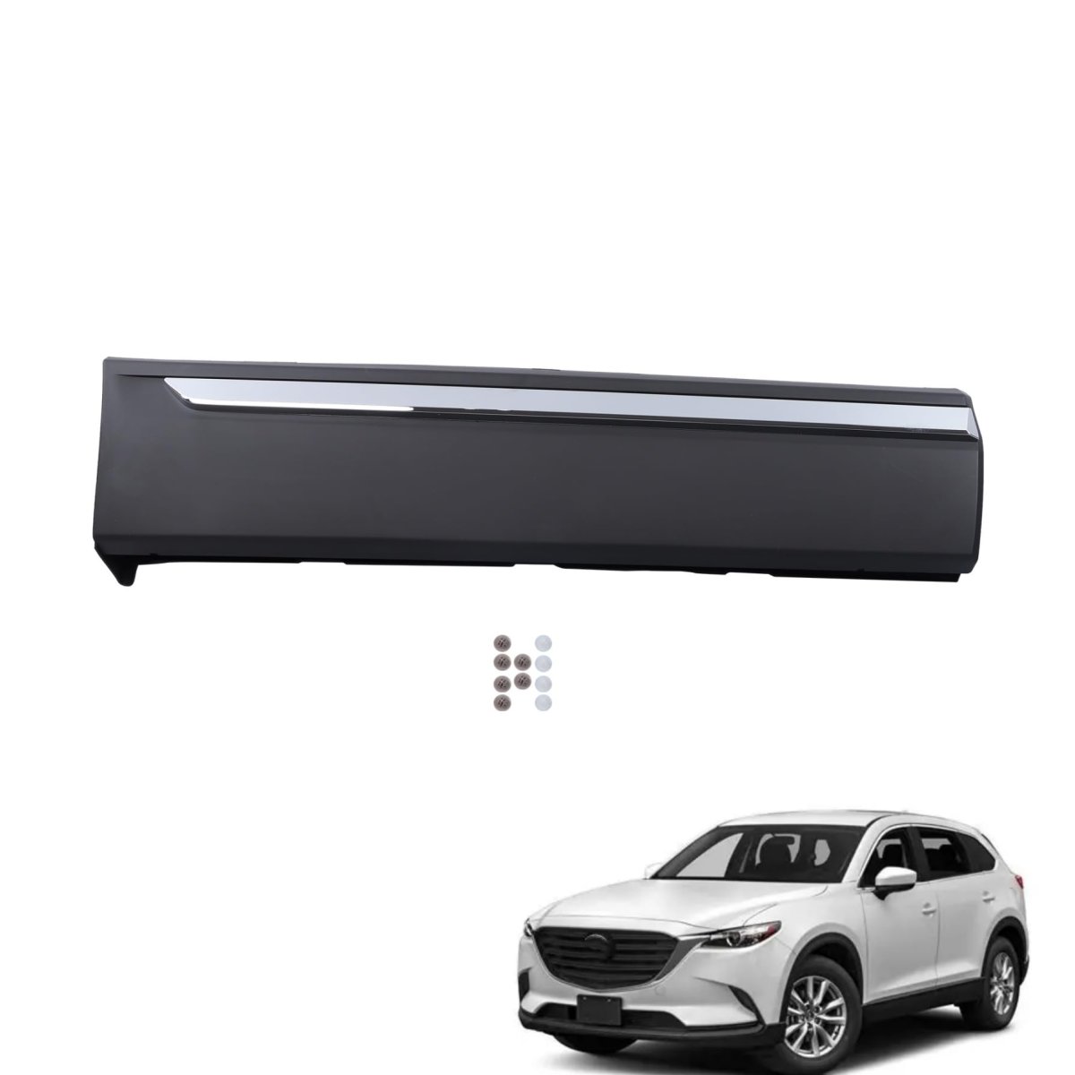 Rear Door Right Passenger Side Lower Molding Replacement For Cx-9 2016 2017 2018 2019 2020 2021 2022 2023 With Trim
