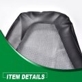 G-plus Motorcycle Seat Cover Compatible With Honda Trx 400 Ex Atv Pu Leather Seatcover Black
