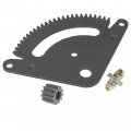 Caltric Selective Sector Gear Plate And Pinion Compatible With John Deere Sabre 14 542gs 1642hs
