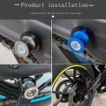 Mowok For Yamaha Tracer9 9 Gt Tracer 9gt 2021 2022 Motorcycle Accessories M6 Swingarm Spool Slider Stand Screws Black