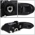 Auto Dynasty Smoked Housing Amber Corner Projector Headlight Lamps Tool Kit Compatible With Grand Caravan Plymouth Voyager