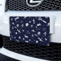 Space Pattern With Stars Planets Aliens Astronauts Spaceships Dogs Novelty Metal Vanity Tag License Plate