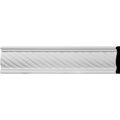 Ekena Millwork Mld03x00di-case-8 3 Inch H X 5 8 P 94 1 2 L Diana Rope Chair Rail 8-pack 