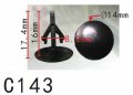 Autobahn88 Cowl Panel Clip Compatible With Honda Oem 91501sm4003 Pack Of 20