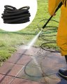 5 16 Pressure Washer Hose 40ft Water Power Max 212a F With Swivel Quick Connect 4000 Psi Commercial Grade Steel Wire Braided 
