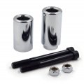 Httmt- Frame Slider Crash Protector For 1996-2003 2001 2002 Kawasaki Zx7r Zx-7r Chrome P N Mt219-032a-cd
