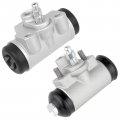 Caltric Front And Rear Wheel Hub Brake Cylinder Compatible With Kawasaki Mule 3010 Kaf620 4x4 2001-2008