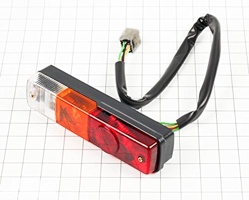 Komatsu Rear Lamp Tail Light With Harness Part 37b-1eb-3010 Waterproof Position Vehicle Assembly