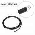 Uxcell Pneumatic Air Tubing 10mm 4 Od X 6 5mm 0 25 Id 2m 56ft Pu Polyurethane Compressor Hose Pipe Black