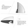 Hemoton 6 Pcs Glass Fish Mouth Clip Adjustable Stand Mirrors Clamps Shelving Shelf Holder Stainless Mirrors Bracket Support