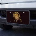 Graphics More Dark Angel Woman With Gold Halo Novelty Metal Vanity Tag License Plate