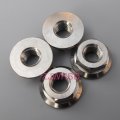 4pcs M8 X 1 25 Titanium Ti Hex Flange Nut Pro Aerospace Grade For Bike Motorcycle Car Boat