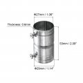 Uxcell Emt Coupling 27mm 1 16 Inch Set Screw Conduit Fittings 53mm Length Electrical Pipe Connector 0 7mm Wall Thick 10 Pack