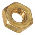 Solid Brass Fine Thread Hex Nuts 10-32 Unf 100 Piece Set Commercial Grade Corrosion Resistant Fasteners For Electrical And 