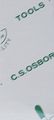 C S Osborne No 216 Size 2 Midget Grommet Die Heavy Duty Tempered Prof Grade 