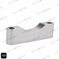 Httmt- Chrome Front Fender Spacer Bracket Kit 3 Center-to-center Compatible With 1984-2013 H-d Touring Flhr Electra Glide Fltr