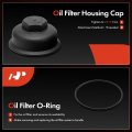 A-premium Engine Oil Filter Housing Adapter Assembly With Sensor Compatible With Volvo Vehicles Xc60 2015-2016 S60 Cross