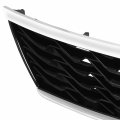 Ki1200202 Factory Style Front Bumper Grill Grille Assembly With Chrome Moulding Compatible Optima Lx 2019-2020 Painted Silver