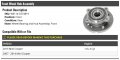 Front Wheel Hub And Bearing Assembly Compatible With 2007-2015 Mini Cooper 1 6l 4-cylinder