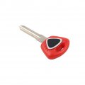 Newsmarts Red Motorcycle Key Uncut Replacement Blank Blade For Daytona 675 Street Triple