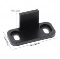 Homsfou 6 Sets Sliding Closet Door Guides Heavy Duty Swing Stopper Black Barn Prevent Swinging Out Hardwares Guide Floor