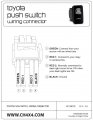 Ch4x4 Push Switch For Toyota Tacoma Fj Cruiser Land Fortuner Hilux 4runner Prado 12v 3amp Aux Battery Symbol Green Led