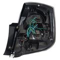 Brock Replacement Drivers Taillight Tail Lamp With Black Bezel For 10-12 Sentra 26555-zt50b 