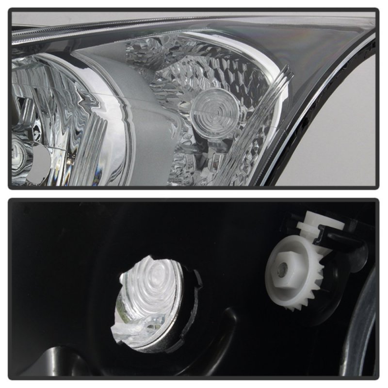 Chrome Housing Oe-style Headlight Headlamp Assembly For 2010-2015 Chevy Cruze Limited Model Driver Passenger Side