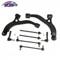 Tom 8pc Lower Control Arm Suspension Kit For 2001-2007 Chrysler Town Country Voyager Dodge Caravan Grand