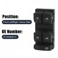 Uxcell Master Driver Side Power Window Switch 4f0959851f Replacement For Audi A3 A6 S6 C6 Allroad Q7 Rs6