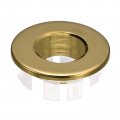 Sink Trim Overflow Cover Rings Bathroom Kitchen Basin Drain Hole Insert In Round Caps Gold 