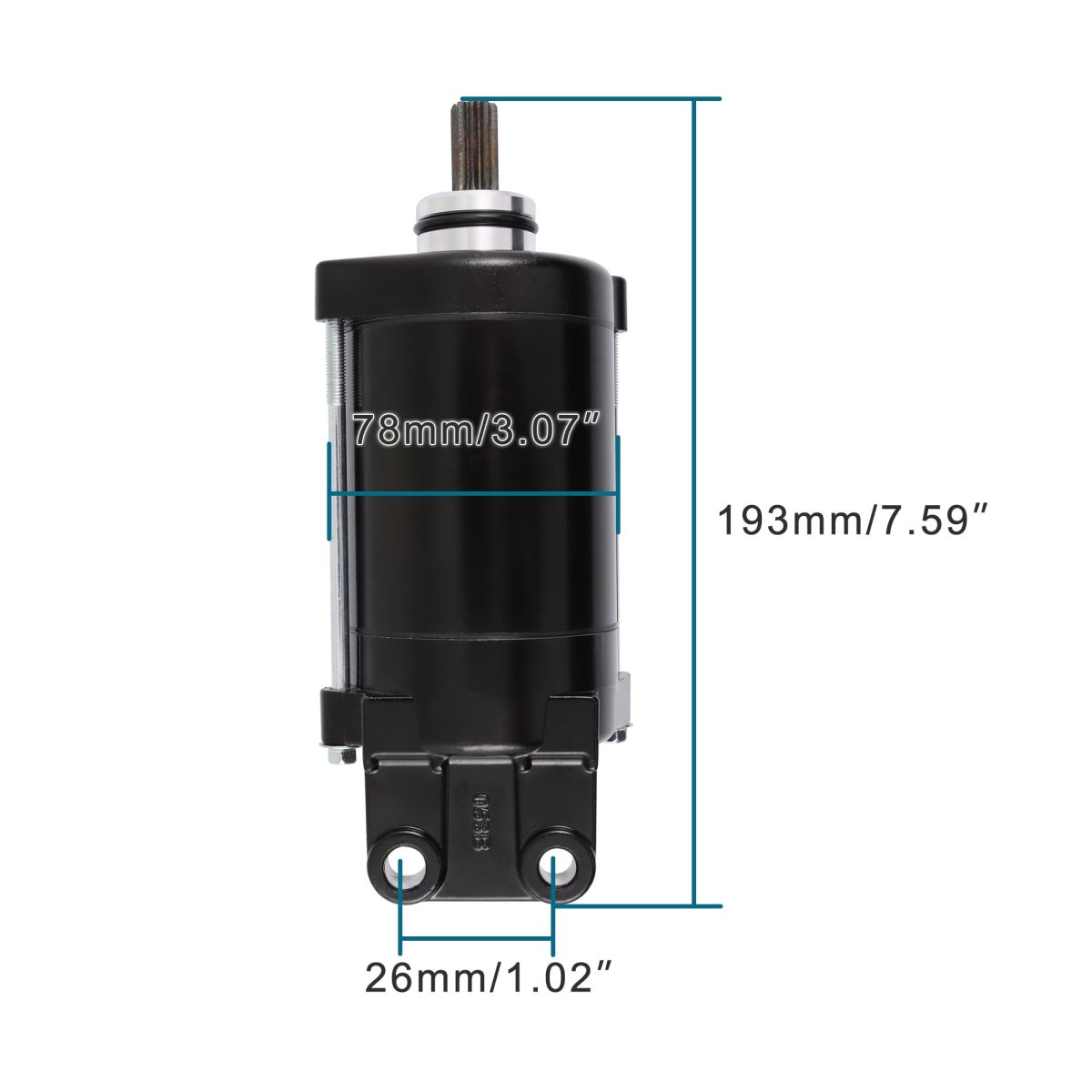 Starter Motor Replacement For Waverunner Deluxe Vx1100 2005 To 2015 6d3-81800-00-00 Ccw Rotation 9 Teeth