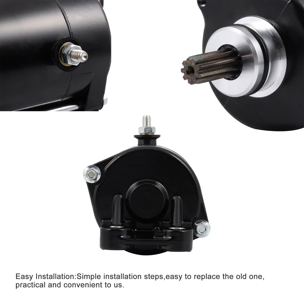 Starter Motor Replacement For Waverunner Deluxe Vx1100 2005 To 2015 6d3-81800-00-00 Ccw Rotation 9 Teeth