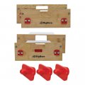 Big Horn 70146 Latch Strike Templates A B With Center Locators Finish Sizes 1 Inch X 2-1 1-1 8 2-3 4 